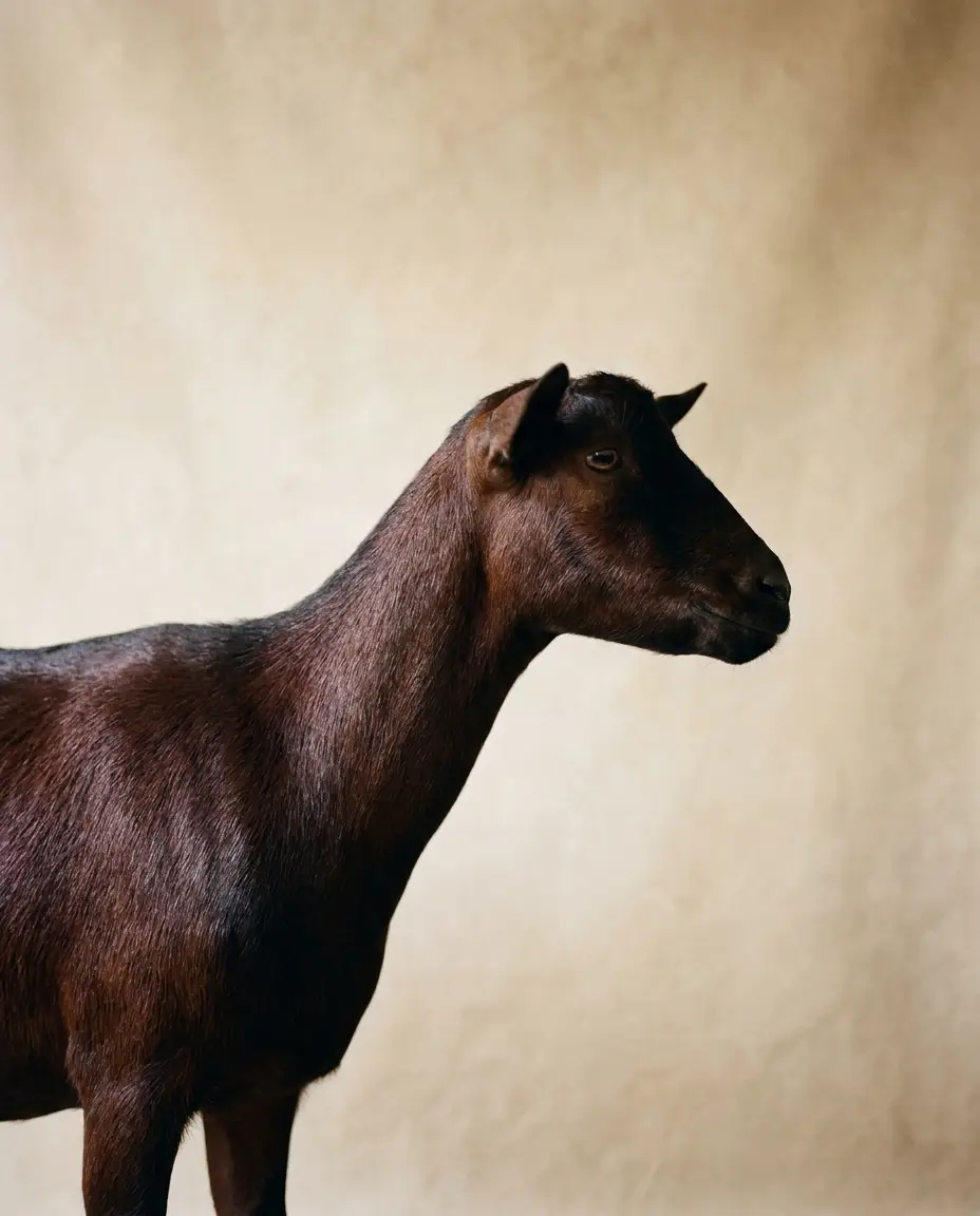 Murciano-Granadina dairy goat in profile